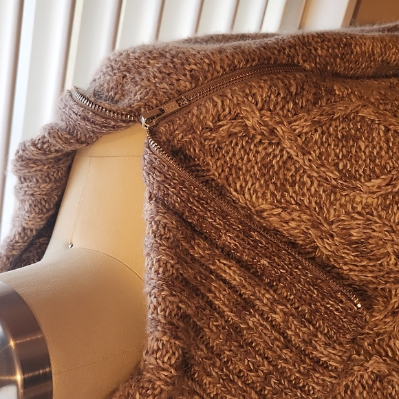 Old Navy Tunic Cowl/Zipper Neck Sweater - Picture 2 of 4